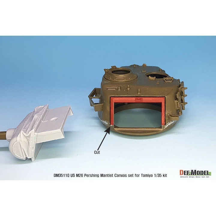 DM35110 アメリカ M26 パーシング キャンバス製カバー付防盾セット