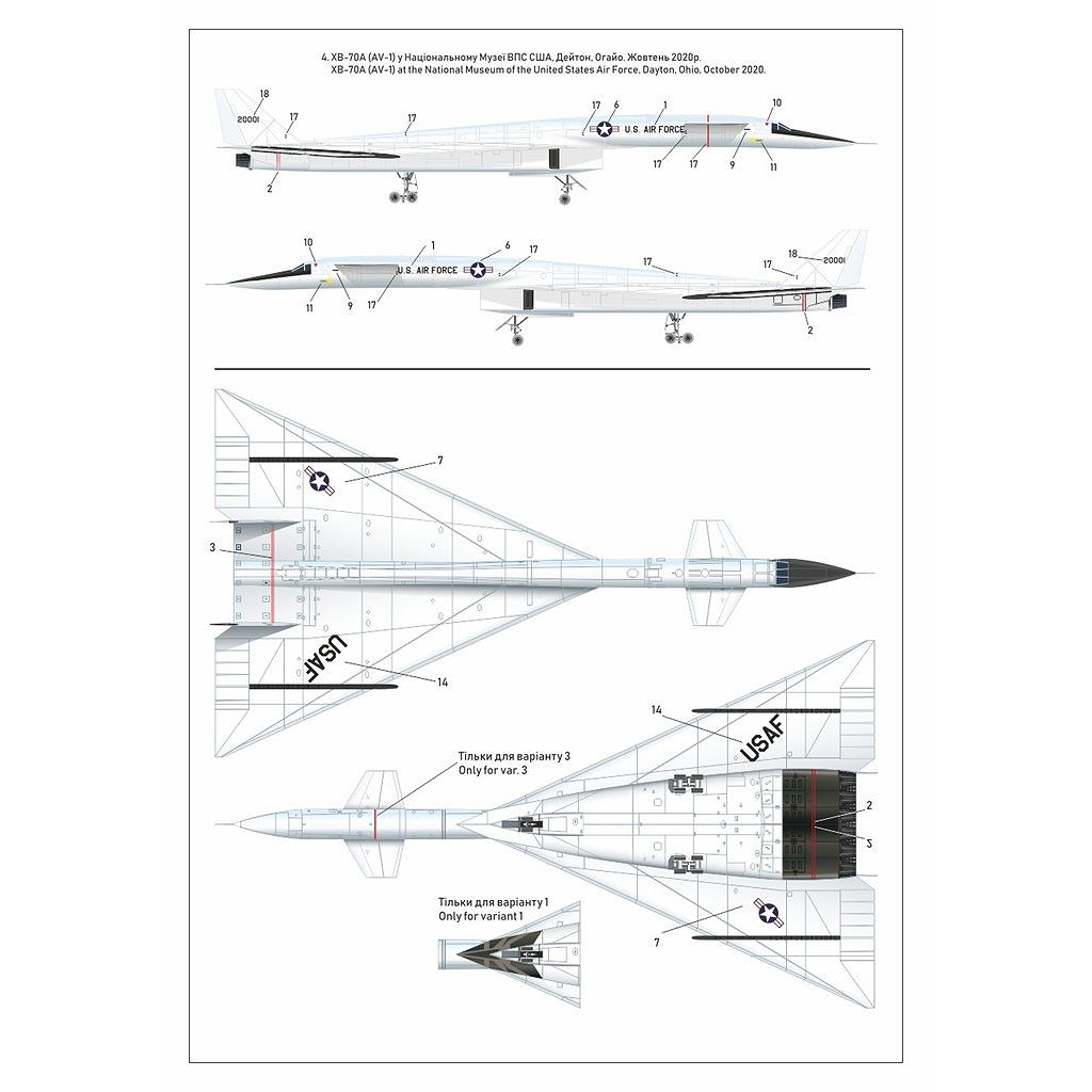 14701 1/144 XB-70 �����륭�꡼ �����ά����