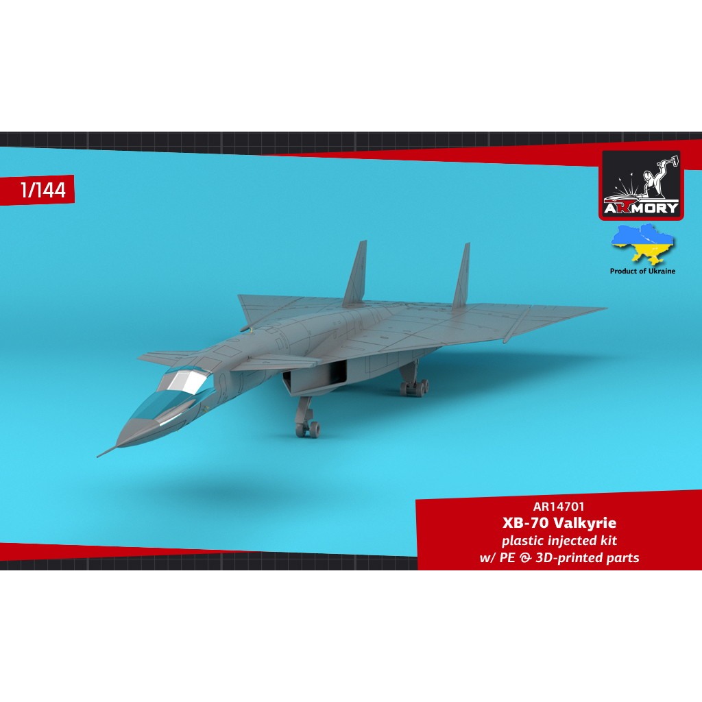再入荷】14701 1/144 XB-70 ヴァルキリー 試作戦略爆撃 | アーモリー