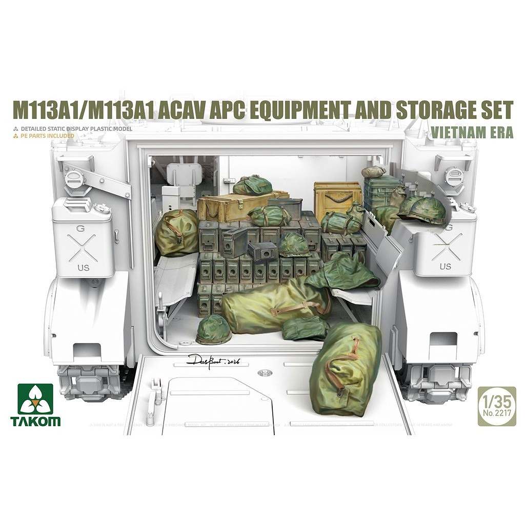 ��ͽ��������2217 1/35 M113A1/M113A1 ACAV APC�Ѽֺ��ʥ��å� (�٥ȥʥ������)