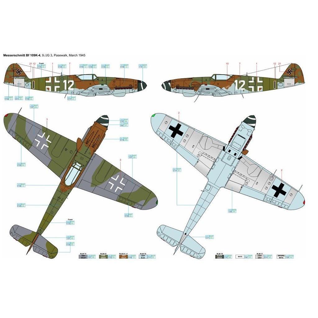 �ڿ����ʡۥ����ȥ������륭�å� 200-D72041 ��å�������ߥå� Bf109K-4 Pt.1