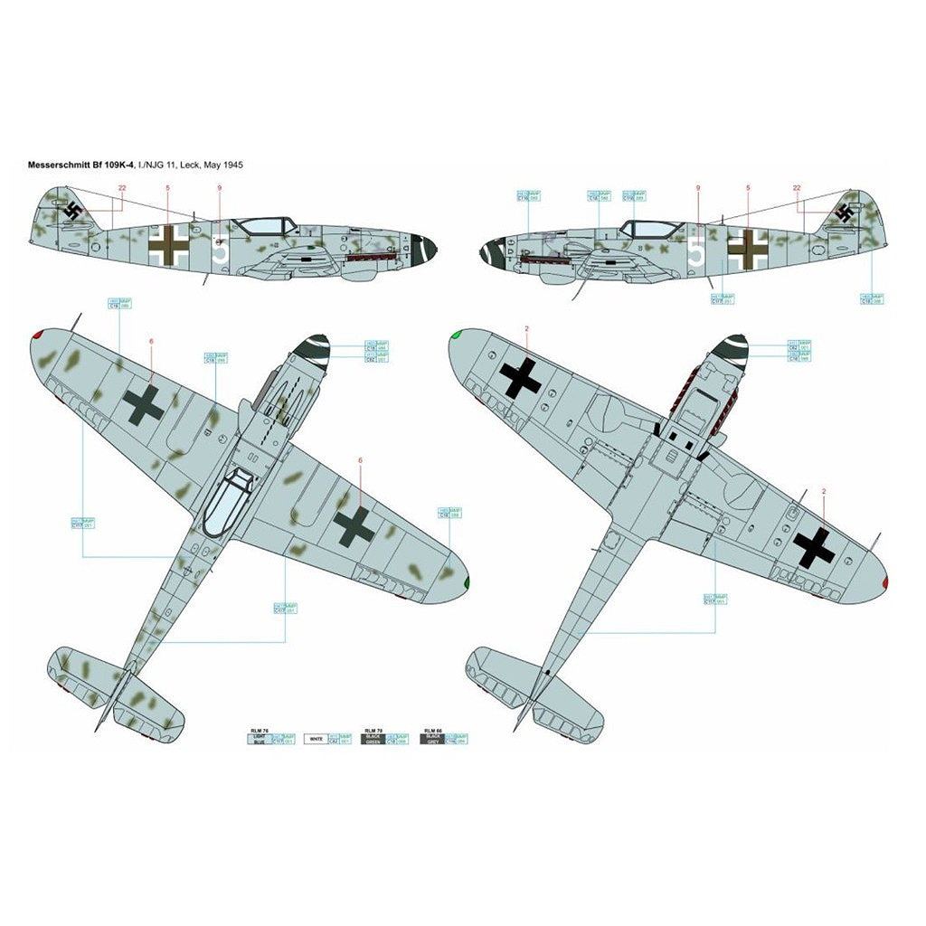 �ڿ����ʡۥ����ȥ������륭�å� 200-D72041 ��å�������ߥå� Bf109K-4 Pt.1