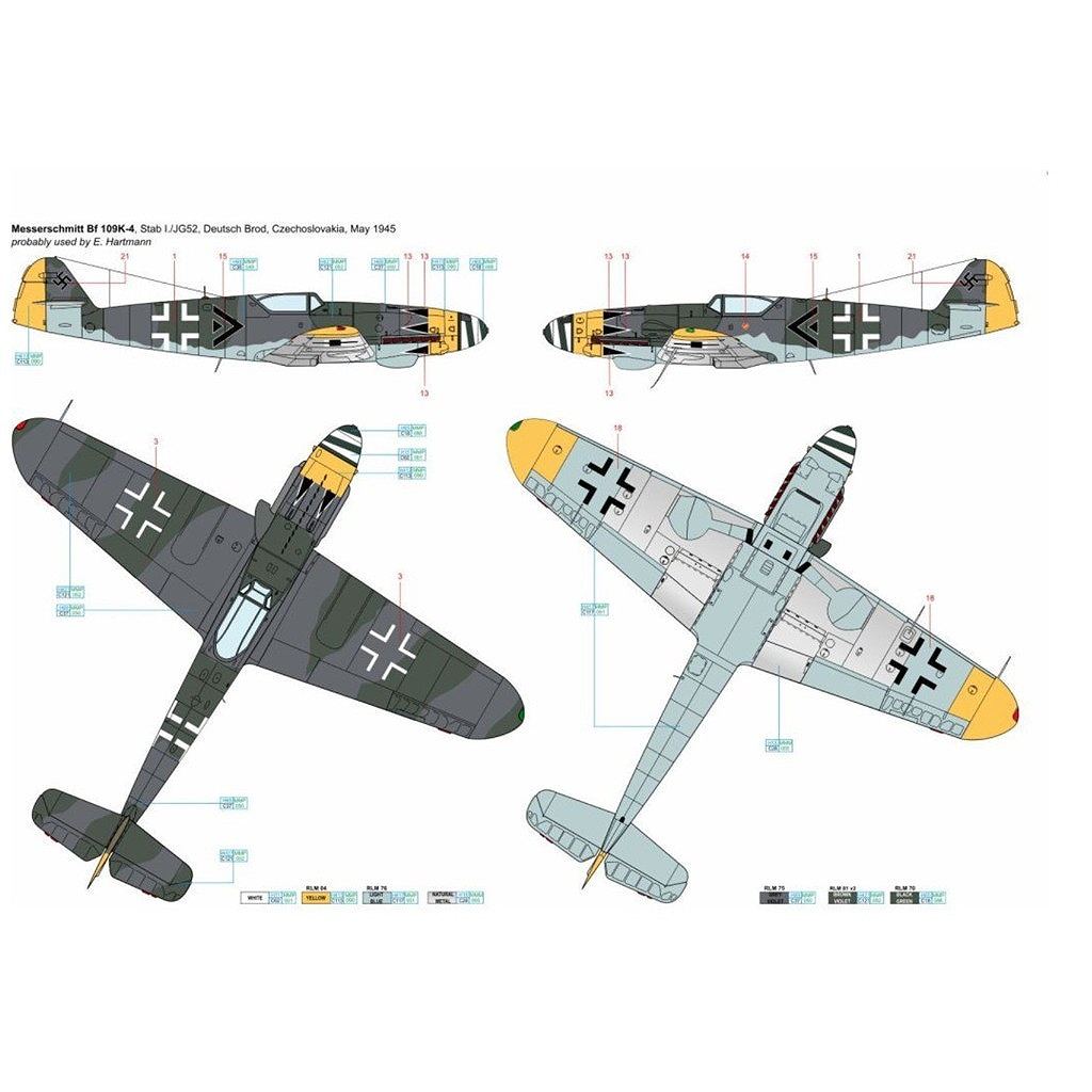 �ڿ����ʡۥ����ȥ������륭�å� 200-D72041 ��å�������ߥå� Bf109K-4 Pt.1