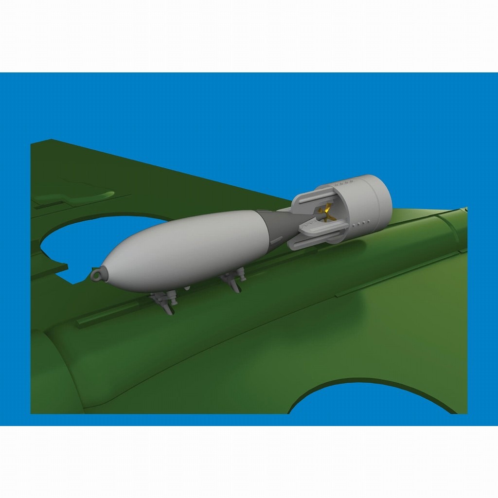 ブラッシン6481080 1/48 WWII イギリス軍 500ポンドGP爆弾 (P-40用、1