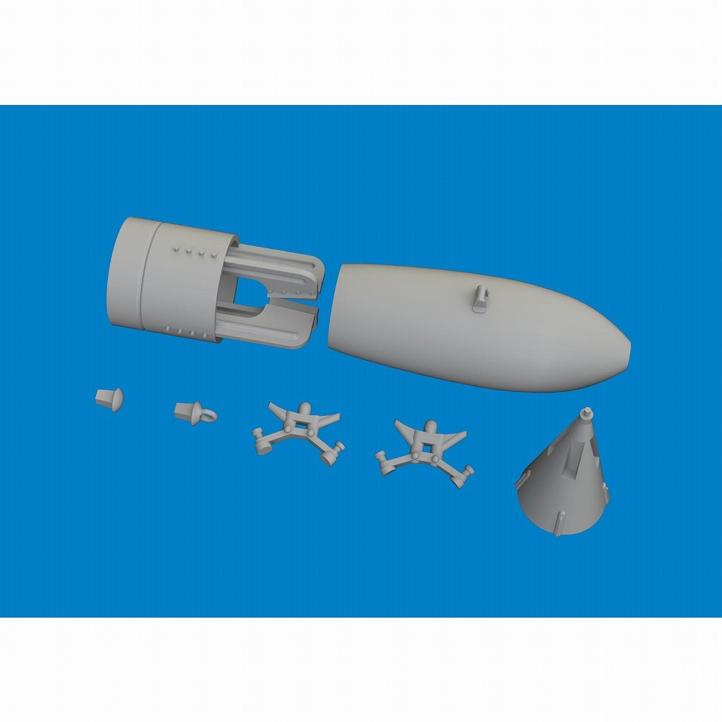ブラッシン6481080 1/48 WWII イギリス軍 500ポンドGP爆弾 (P-40用、1