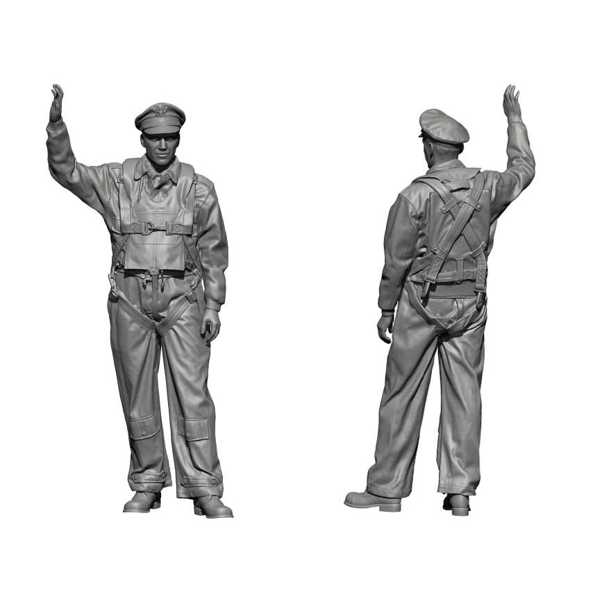 LA7215 WWII アメリカ 爆撃機パイロット 立ちポーズ | レジェンド