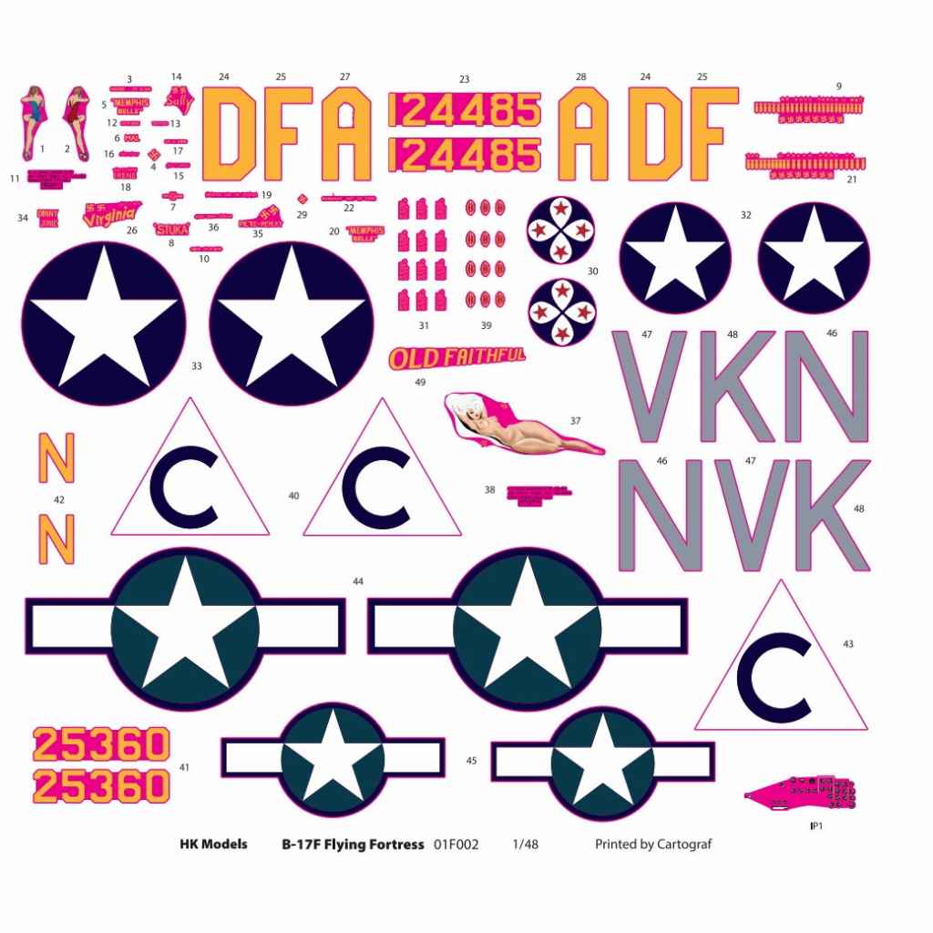 01F002 ボーイング B-17F フライングフォートレス メンフィスベル | HK