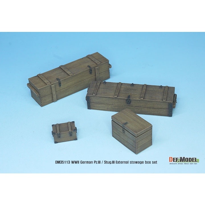 DM35113 ドイツ III号戦車/III号突撃砲用木箱セット | DEFモデル DEF