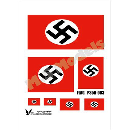 再入荷】P35H-003 ドイツ ハーケンクロイツ旗(プラシート印刷