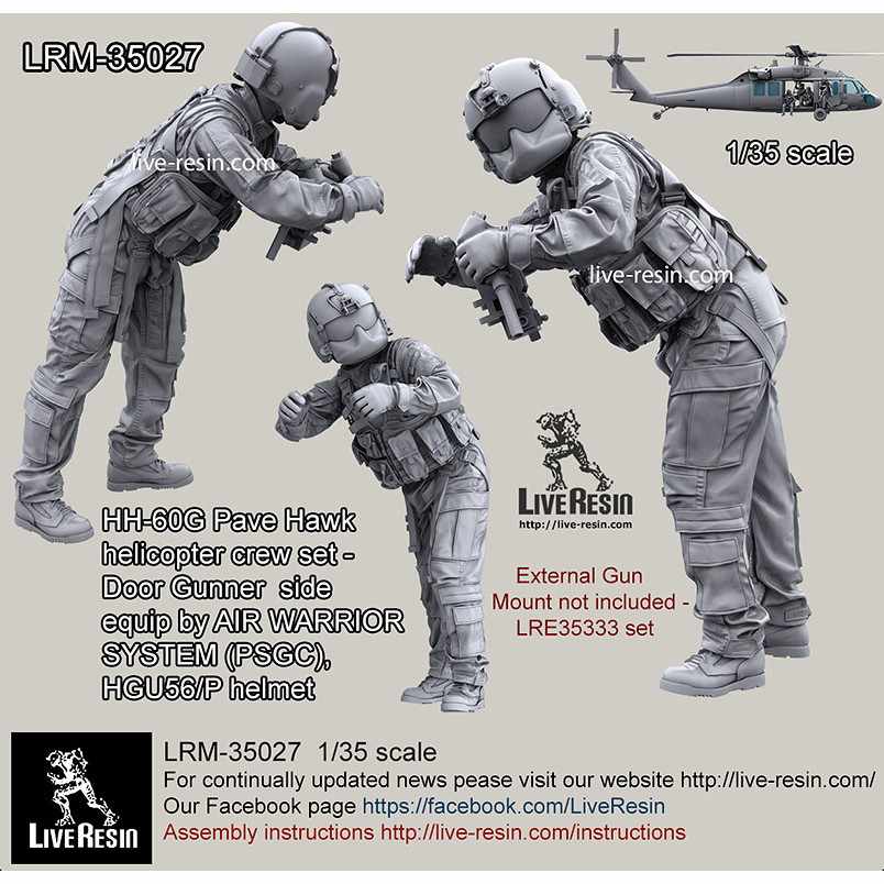 LRM-35027 現用アメリカ空軍 HH-60G ペイブホーク クルー 右舷ドア