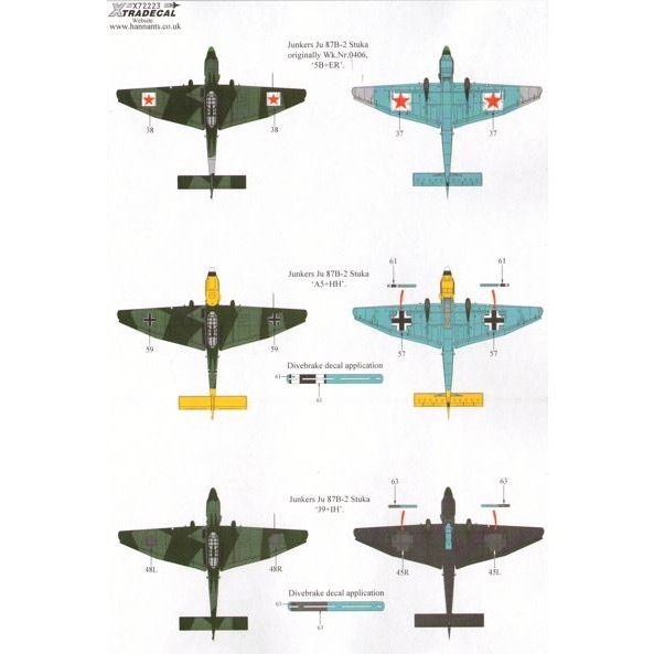 X72223 ユンカース Ju87B/K/R スツーカ | エクストラデカール