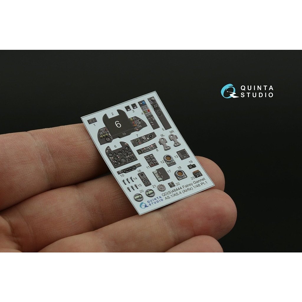QD48444 1/48 フェアリー ガネット AS.1/AS.4 内装カラー3Dデカール