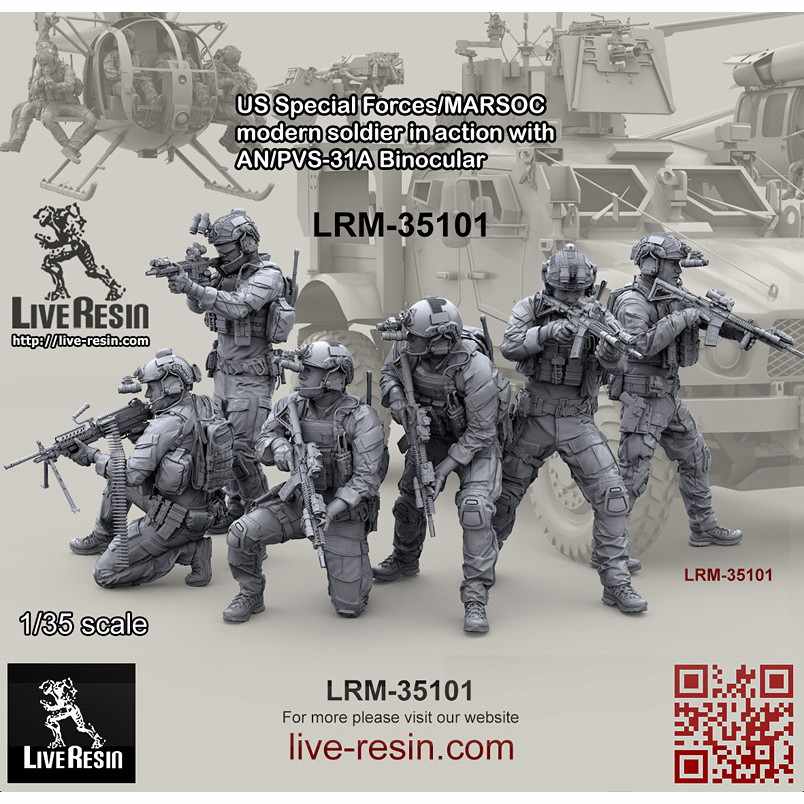 LRM-35101 ꥫʼü拾ޥ MARSOC 󥢥 w/AN/PVS-31A 1 ʥȥӥ 6