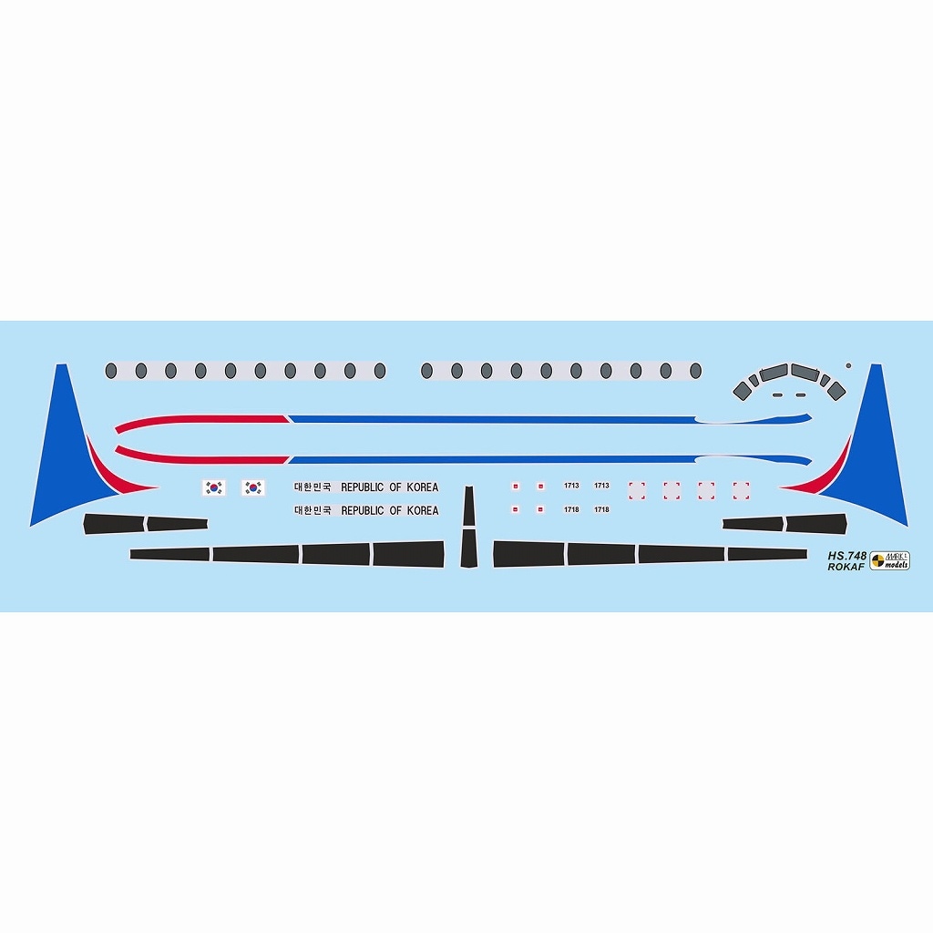 WP14002 1/144 ホーカー・シドレー HS.748 「韓国政府専用機