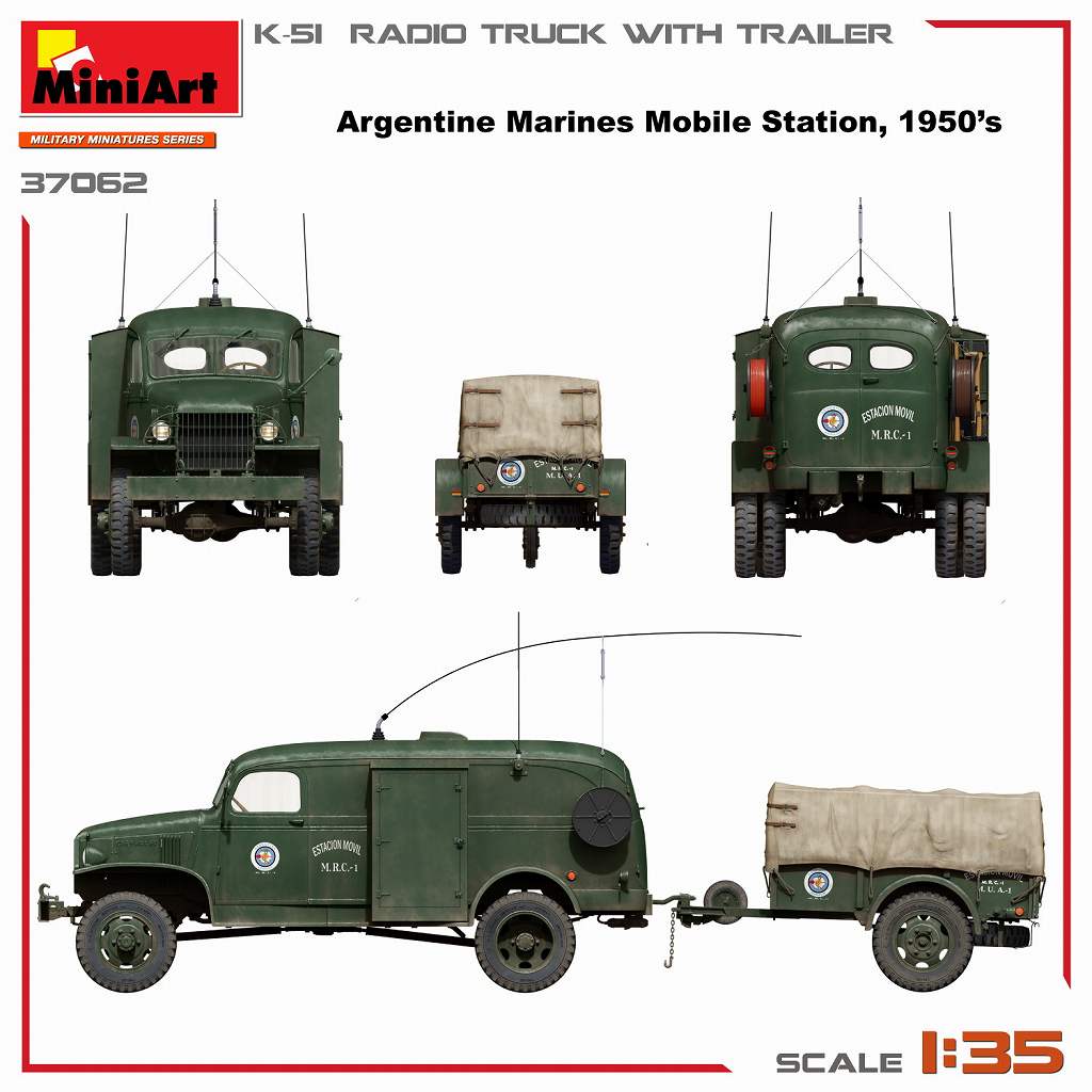 ミニアート 1/35 アメリカ K-51 無線トラック・K-52 トレーラー イ 61PHjHI2E9L._UF350,350_QL80_.jpg