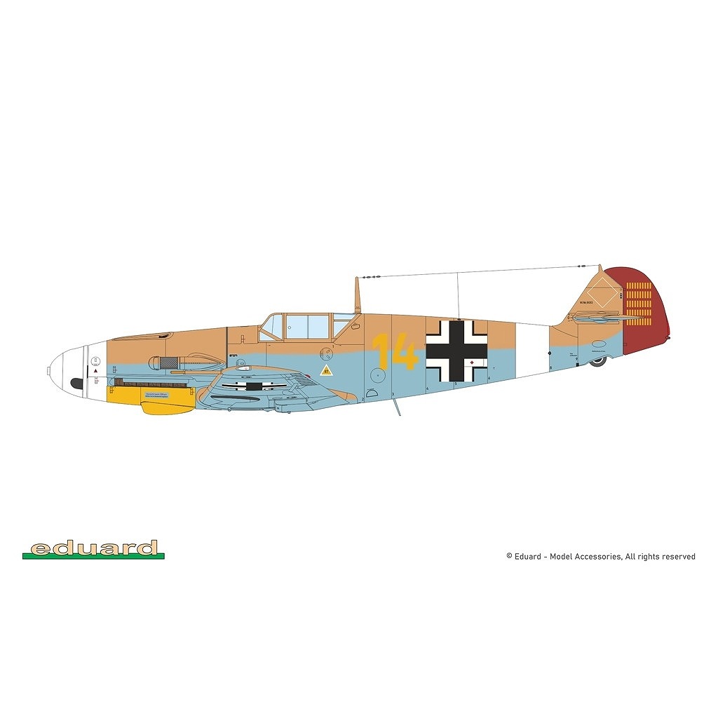 再入荷】2112 1/72 ｢アフリカ｣ メッサーシュミット Bf109F/G デュアル