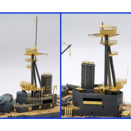 7/30まで出品 1/700 フッド とエッチングパーツと木甲板シート Amazon | テトラモデルワークス 1/700 SAシリーズ 日本海軍 戦艦