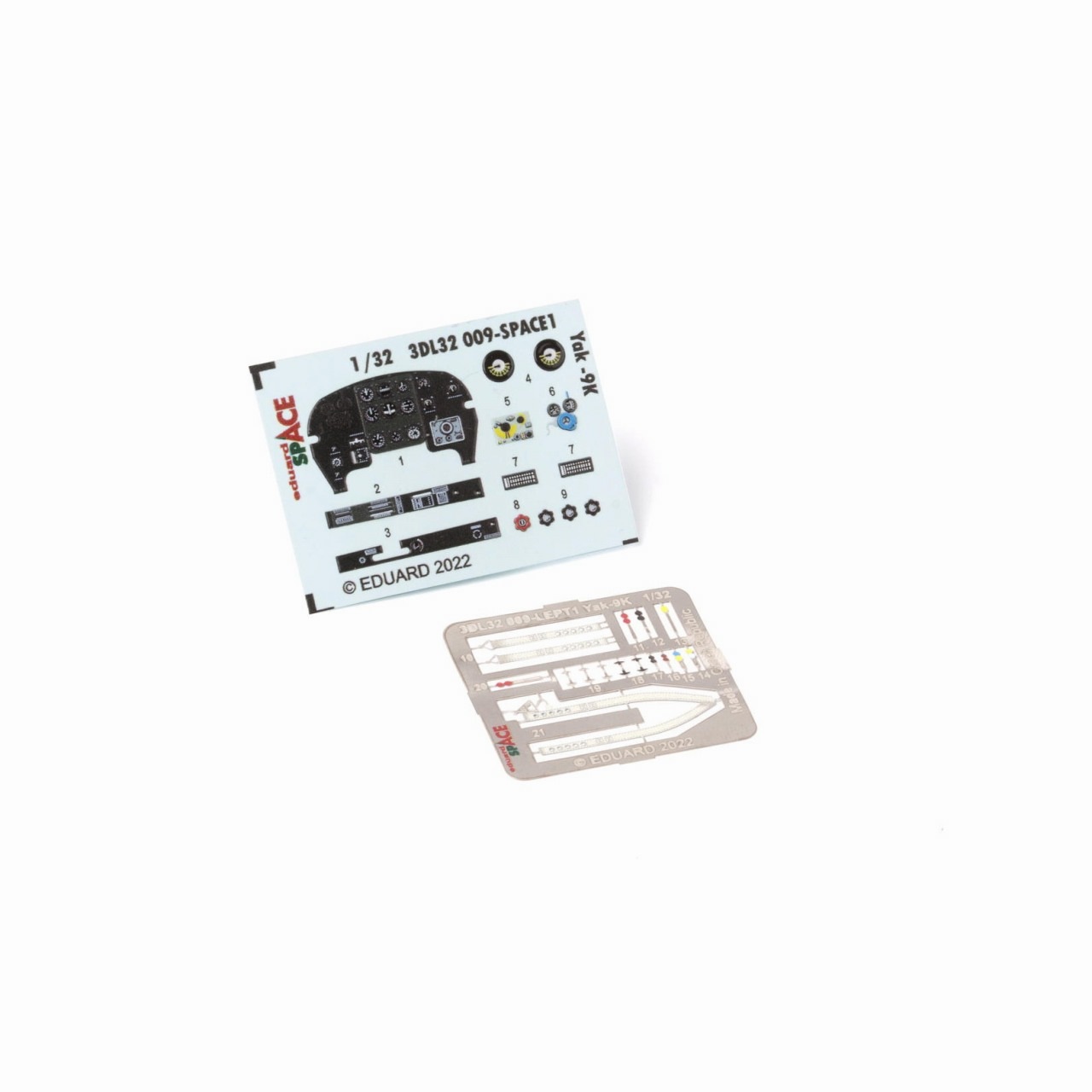 3DL32009 1/32 Yak-9K �����ڡ���������3D�ǥ�����w/���å��󥰥ѡ��ĥ��å� (ICM��)
