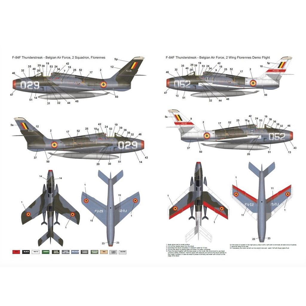 �����ȥ������륭�å� D48081 �٥륮������ ��ѥ֥�å� F-84F ����������ȥ꡼�� Pt.1