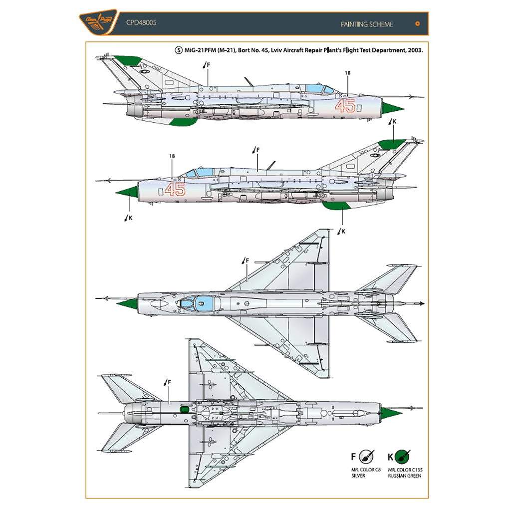 �ڿ����ʡ�CPD48005 1/48 MiG-21 �����饤�ʷ��ǥ�����