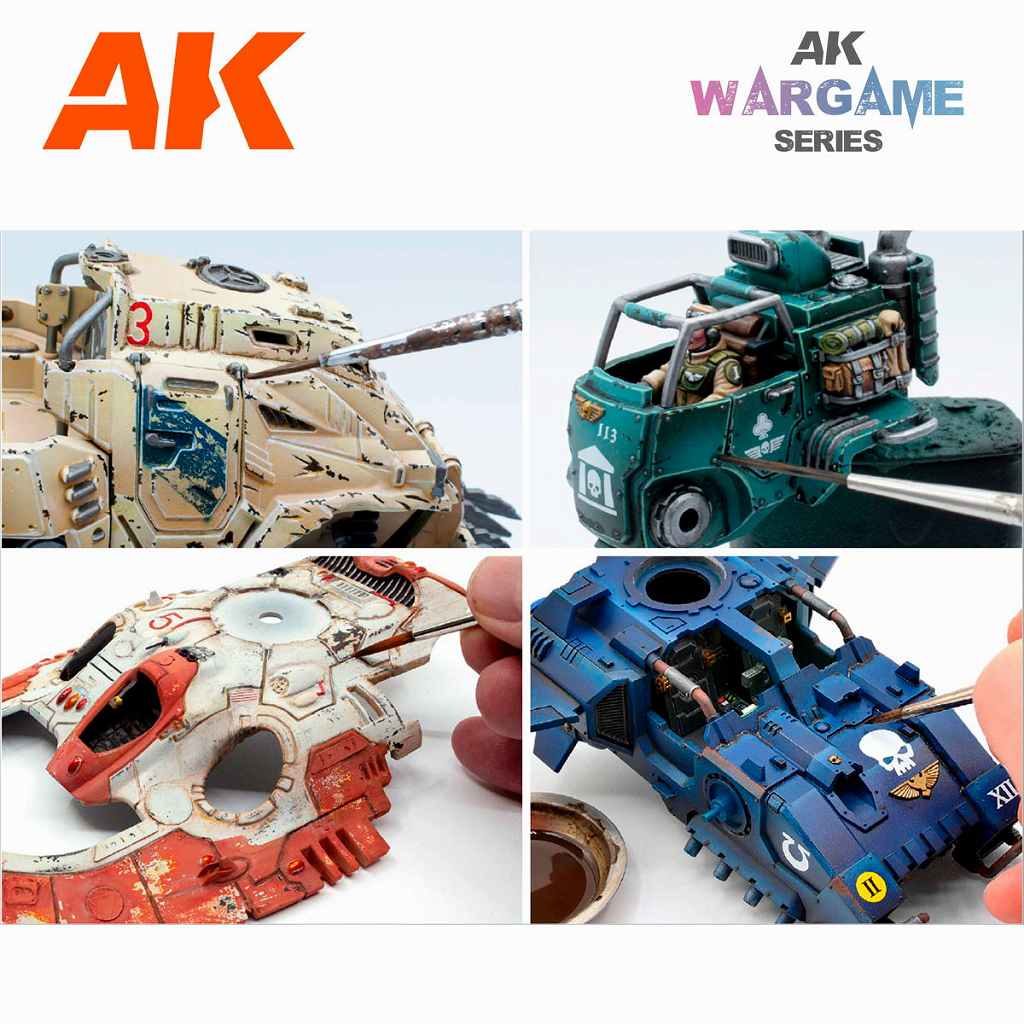 AK14202 エナメル塗料 ウォーゲームウォッシュ ダーク | AK