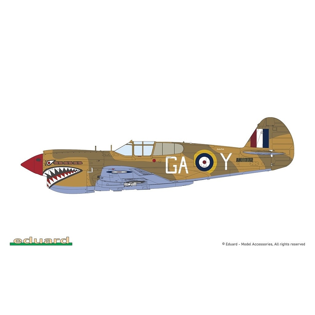 82241 1/48 カーチス P-40E ウォーホーク プロフィパック