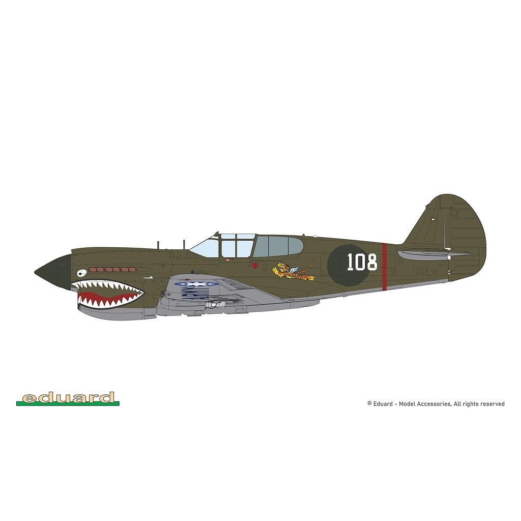 82241 1/48 カーチス P-40E ウォーホーク プロフィパック