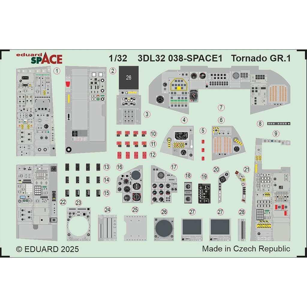 3DL32038 1/32 �ѥʥӥ� �ȡ��͡��� GR.1 ���ڡ�������3D�ǥ����� w/ ���å��󥰥ѡ��ĥ��å� (���������)
