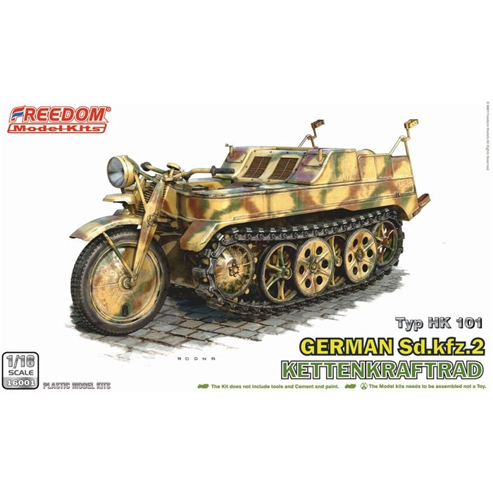 16001 1/16 WW.II ドイツ軍 Sd.kfz.2 ケッテンクラフトラート