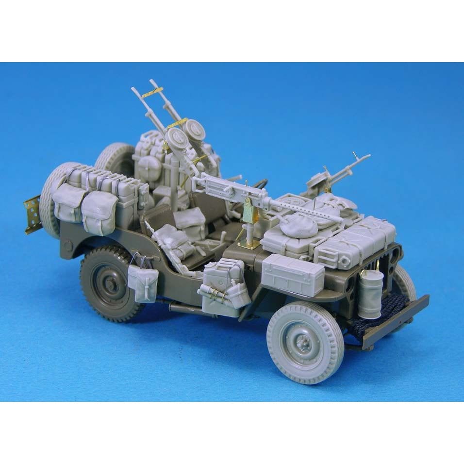 British SAS Jeep Gunner 1/10 レジンバスト Young Miniatures - British SAS Jeep Gunner N.Africa - 1/10th