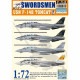 61-7165 1/72 ����ꥫ���� F-14B �ȥ७��å� ���쥯����� #7 VF-32 �������������