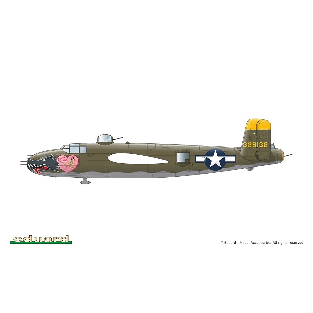 548001 1/48 B-25J �ߥå����� "���ȥ졼�ե���"��ߥƥåɥ��ǥ������