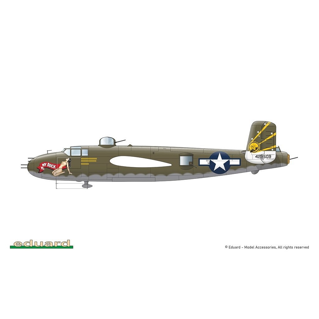 548001 1/48 B-25J �ߥå����� "���ȥ졼�ե���"��ߥƥåɥ��ǥ������