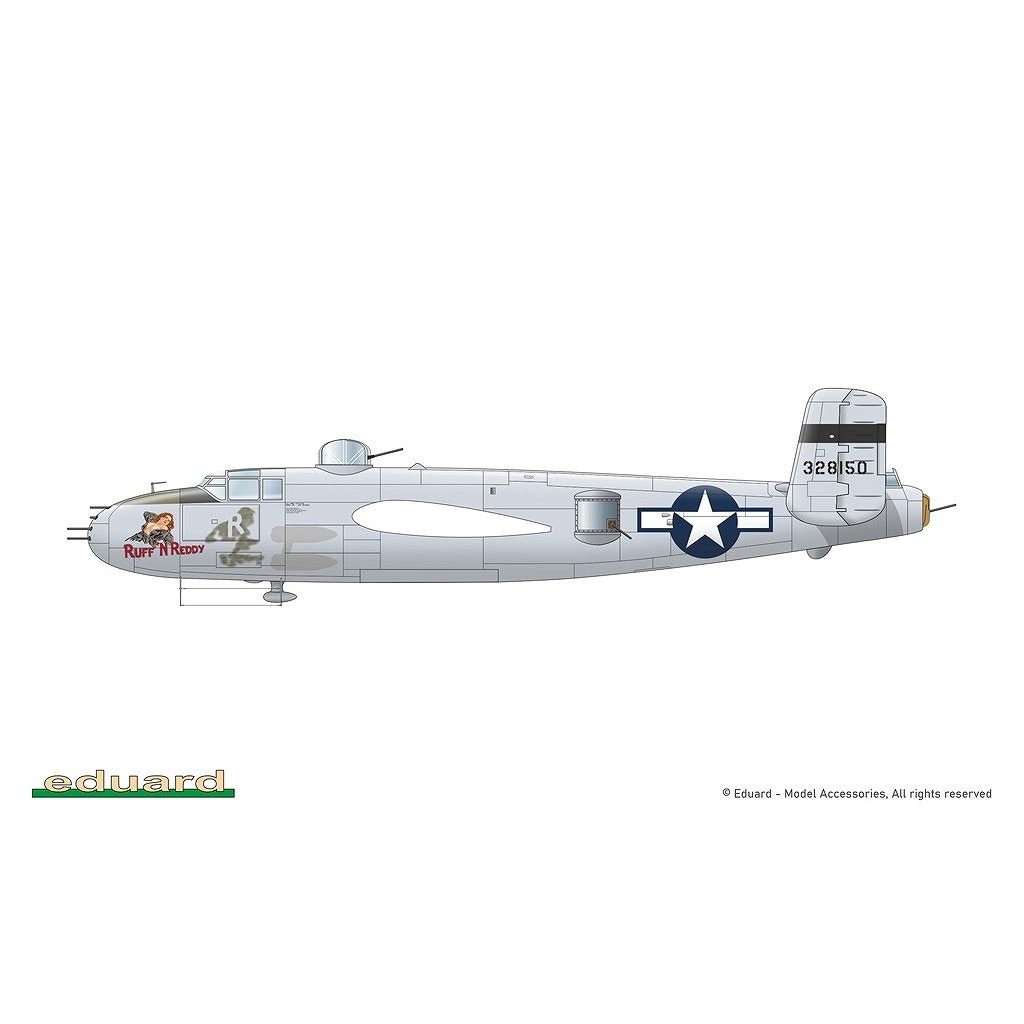 548001 1/48 B-25J �ߥå����� "���ȥ졼�ե���"��ߥƥåɥ��ǥ������