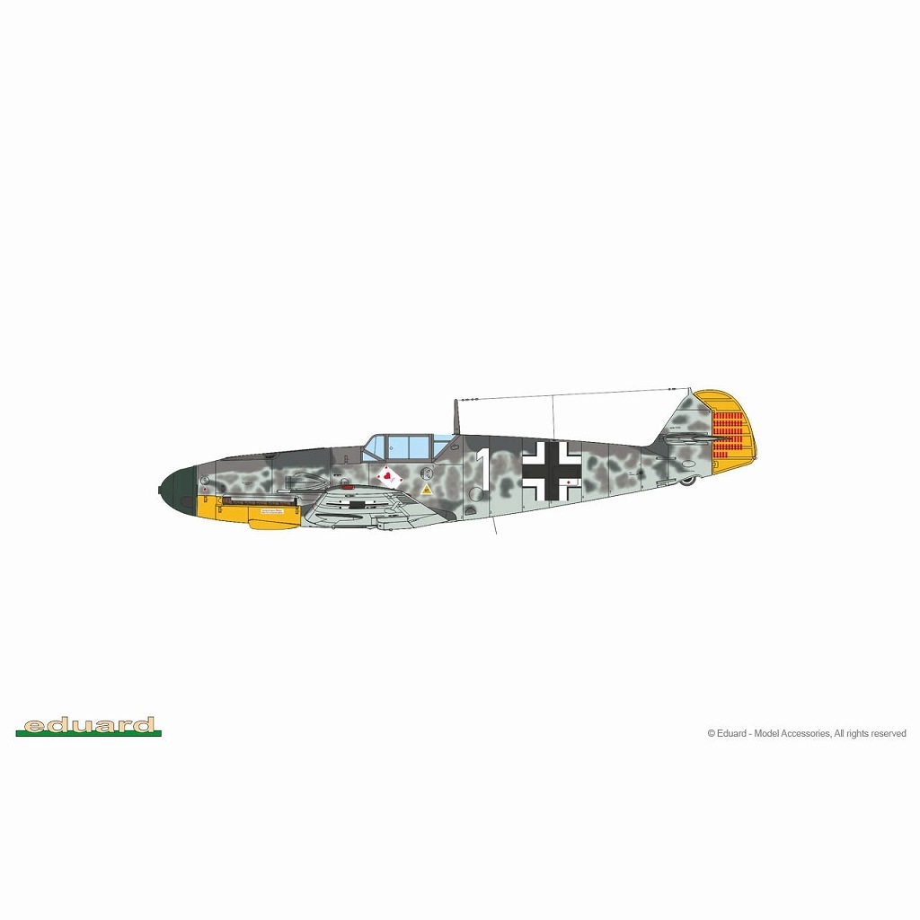 2142 1/72 メッサーシュミット Bf109F デュアルコンボ