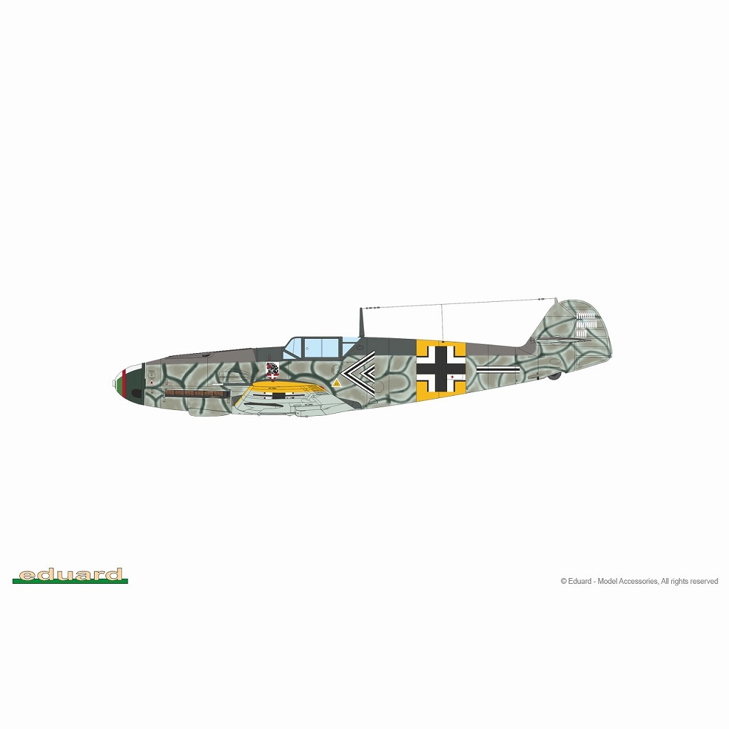 70154 1/72 メッサーシュミット Bf109F-2 プロフィパック