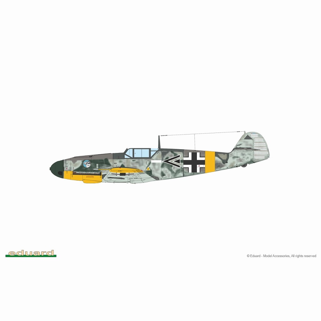 70154 1/72 メッサーシュミット Bf109F-2 プロフィパック