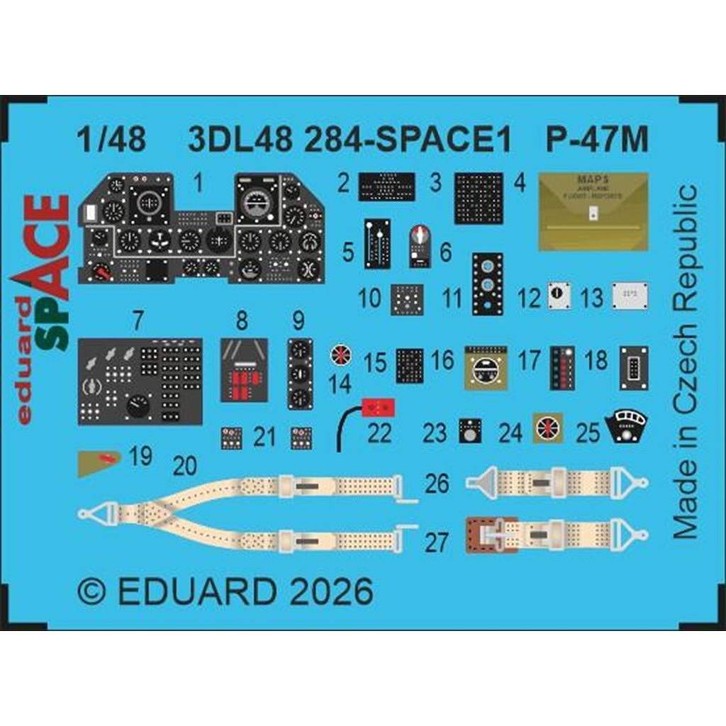 新製品】3DL48284 1/48 リパブリック P-47M サンダーボルト スペース