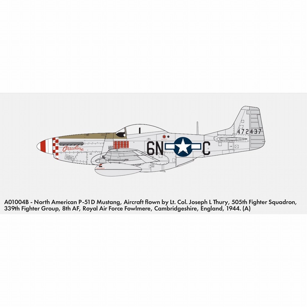 A01004B ノースアメリカン P-51D マスタング | エアフィックス