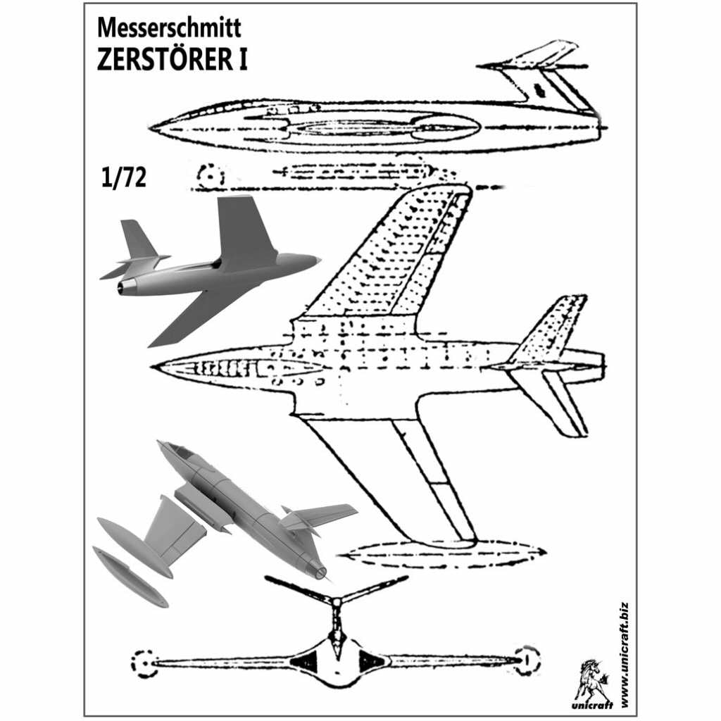 MI工房完成品、メッサーシュミット、イラストレーション MI工房