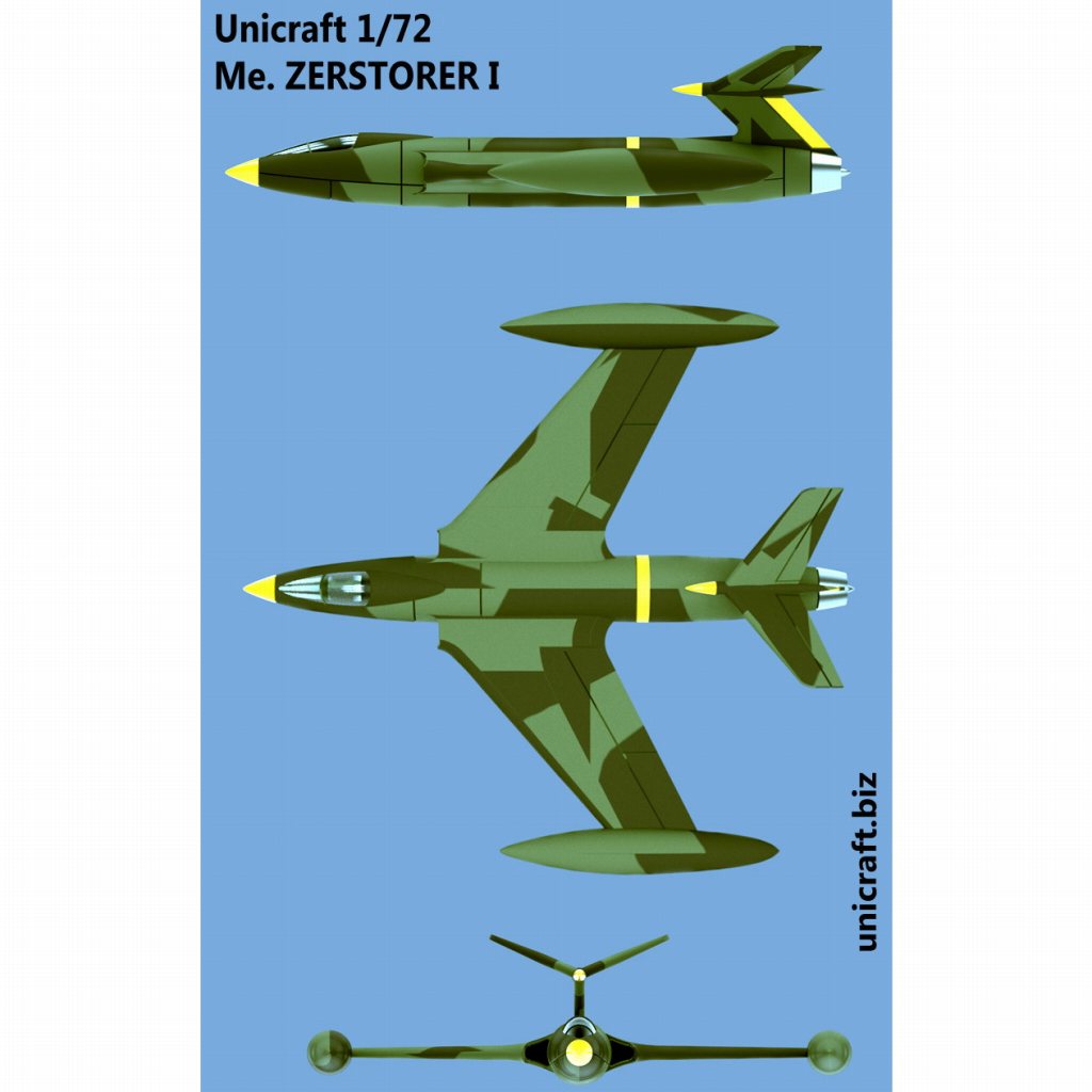 UN72138 メッサーシュミット ツェアシュテーラーI | ユニクラフト