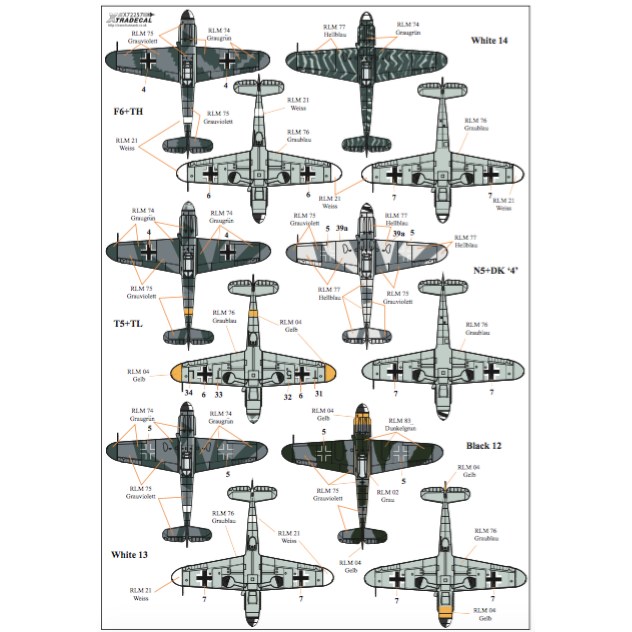 X72257 ドイツ空軍 偵察戦闘機 | エクストラデカール XTRADECAL