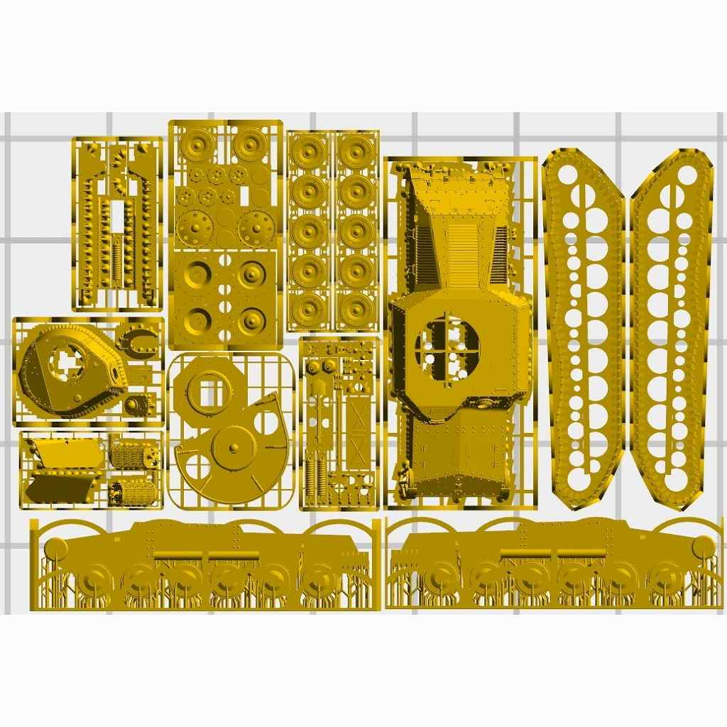 旧日本陸軍備品 新製品】JPN1-48 1/48 日本陸軍 九七式中戦車 チハ 旧砲塔旧車体