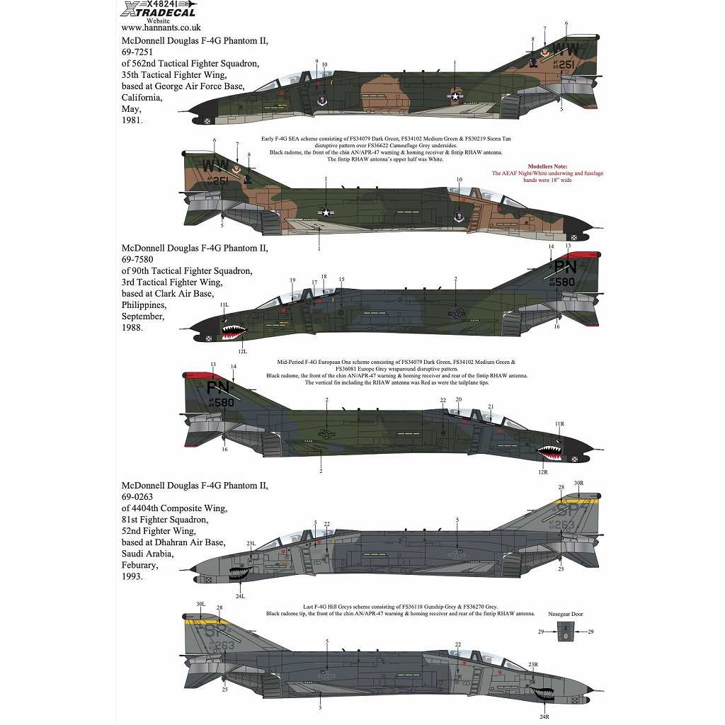 X48241 マクドネル・ダグラス F-4G ファントム ワイルドウィーゼル
