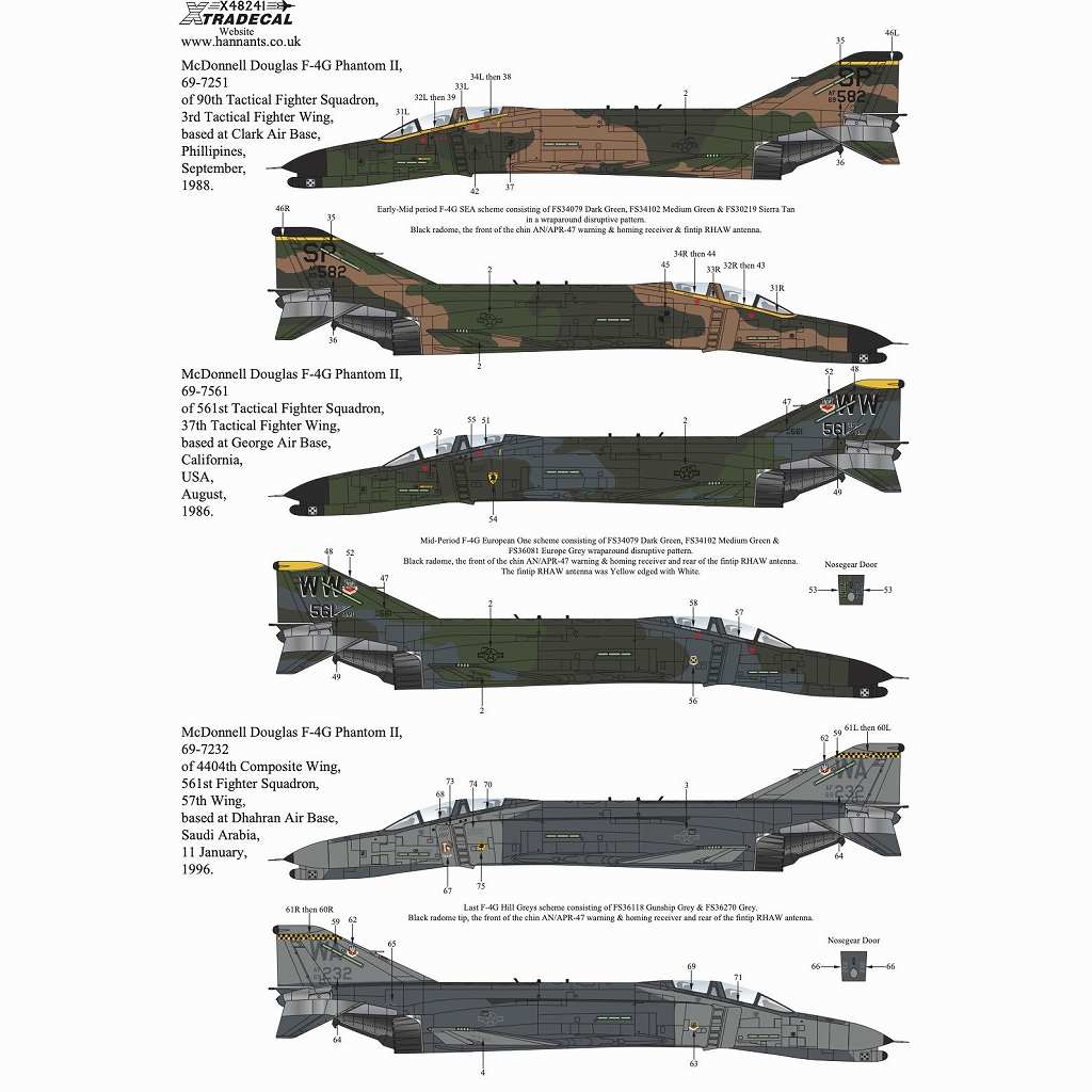 X48241 マクドネル・ダグラス F-4G ファントム ワイルドウィーゼル