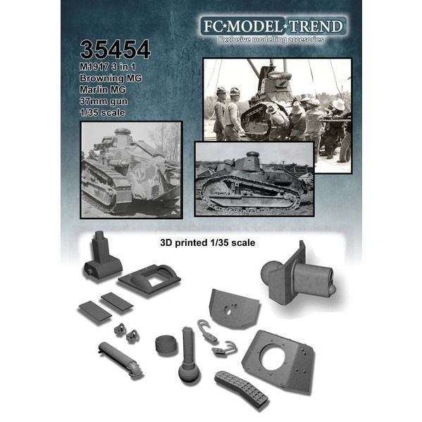 35454 1/35 ����ꥫ�� M1917�Ѳ�¤���åȡ�3in1)