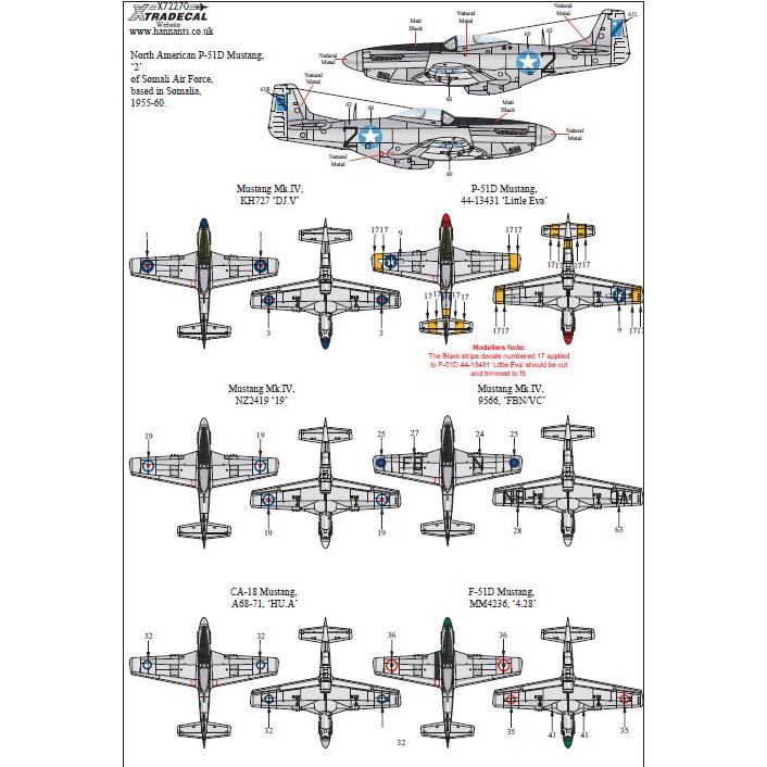X72270 ノースアメリカン P-51 マスタング バブルトップ コレクション