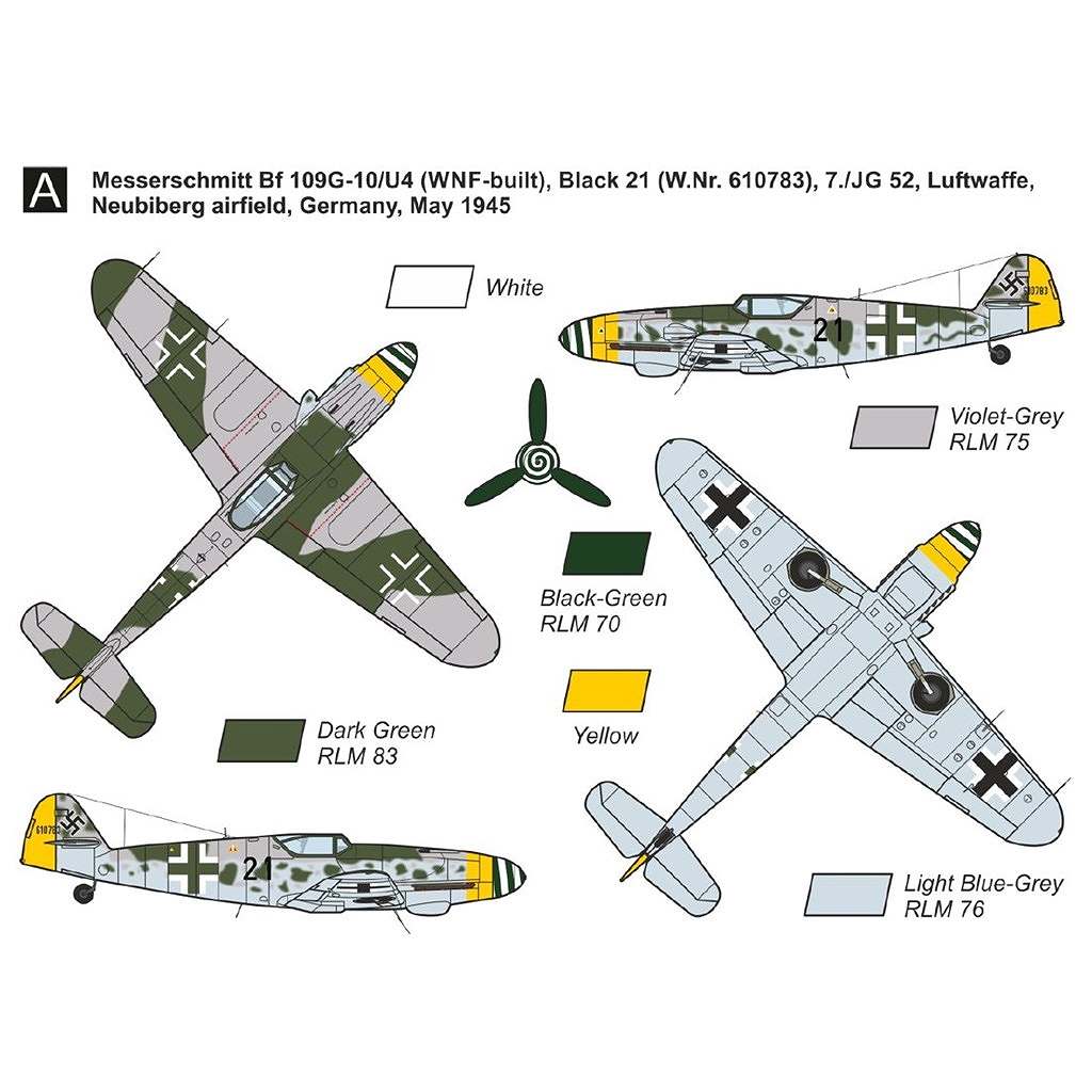 MKM14472N 1/144 Bf109G-10 ｢後期型グスタフ｣(2キット入) | マークワン