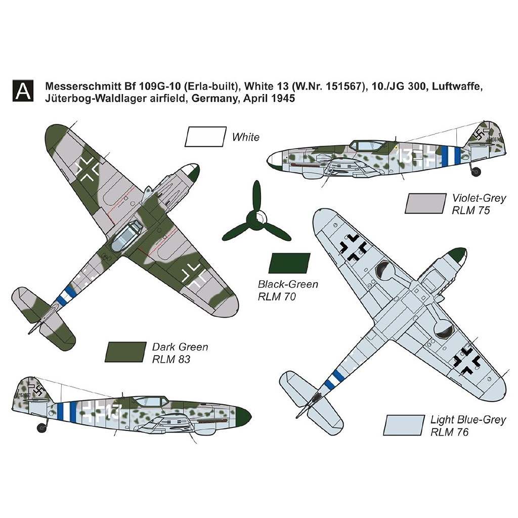MKM14473N 1/144 Bf109G-10/���ӥ� C-10 (2���å���)