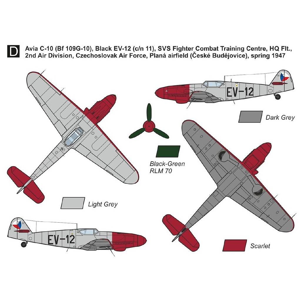 MKM14473N 1/144 Bf109G-10/���ӥ� C-10 (2���å���)